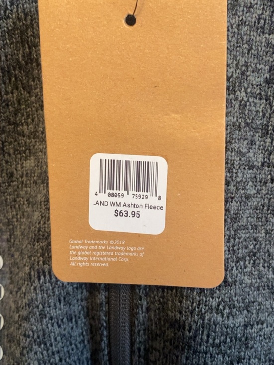 Women's Gray Full-Zip Fleece Jacket - Cozy Heather Gray - Picture 4 of 4